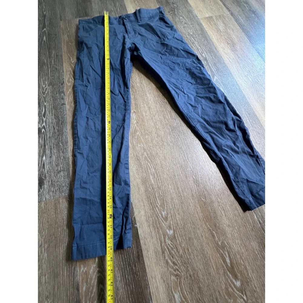 J. Crew Driggs Chinos Mens 34x34 Blue Flex Slim Fit Cotton Stretch Trousers